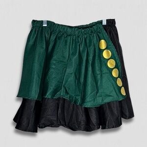 Roronoa Zoro Anime Cosplay Halloween Mini Skirt Lolita Style Green/Black sz 3XL